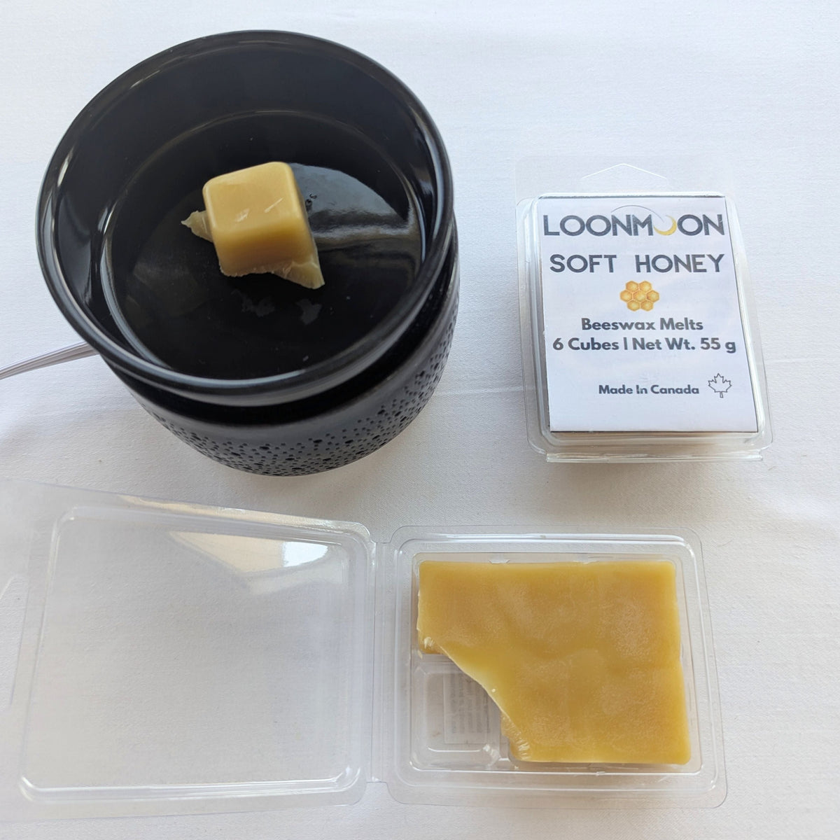 Hand-Poured Scented Beeswax Wax Melts - 6 Cubes, 55 g