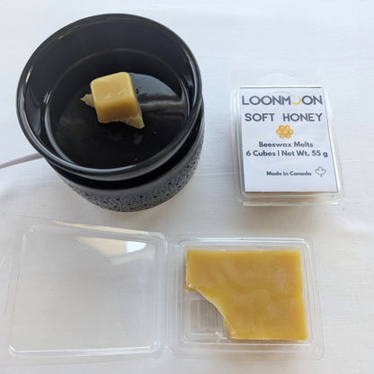 Hand-Poured Scented Beeswax Wax Melts - 6 Cubes, 55 g
