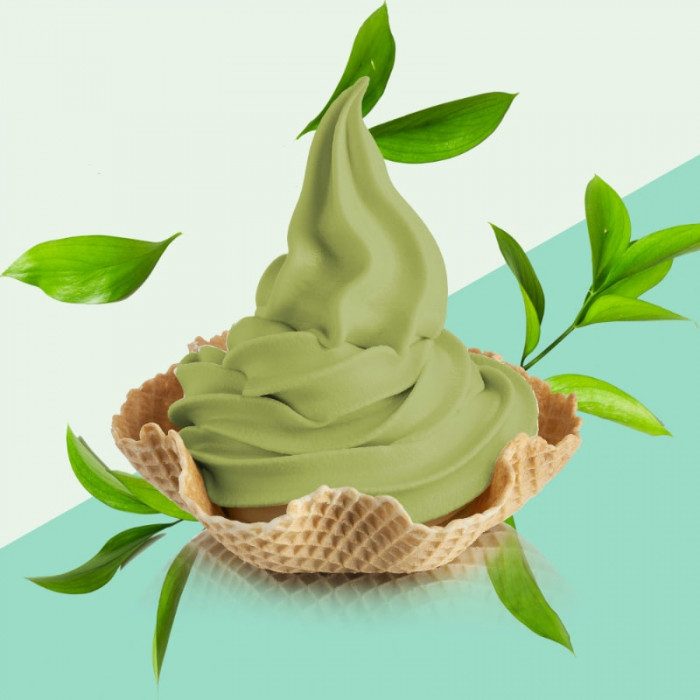 Soft Matcha 5 Stars Ready Creamy Soft Serve Mix - Complete Ready Base - Case of 8 x 1.5 KG bags - Rubicone Canada - Ships Free Within Canada on Orders Above CAD $199 - Royal Eagles Promise of Peace
