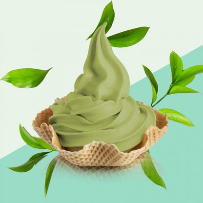 Soft Matcha 5 Stars Ready Creamy Soft Serve Mix - Complete Ready Base - Case of 8 x 1.5 KG bags - Rubicone Canada - Ships Free Within Canada on Orders Above CAD $199 - Royal Eagles Promise of Peace