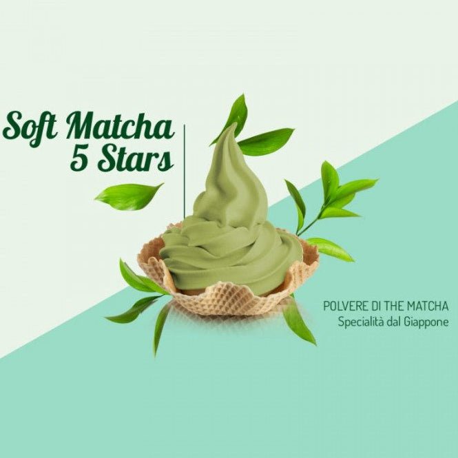 Soft Matcha 5 Stars Ready Creamy Soft Serve Mix - Complete Ready Base - Case of 8 x 1.5 KG bags - Rubicone Canada - Ships Free Within Canada on Orders Above CAD $199 - Royal Eagles Promise of Peace