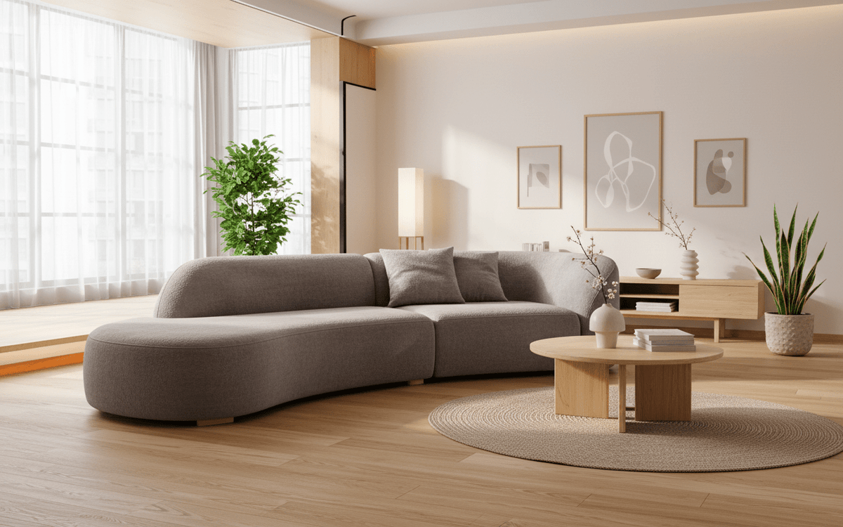 SoftTouch Suede Sofa