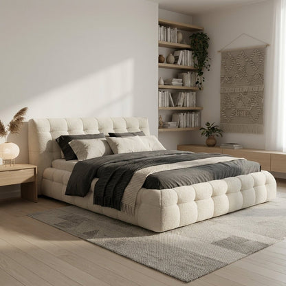 Soho Plush Upholstered King Bed