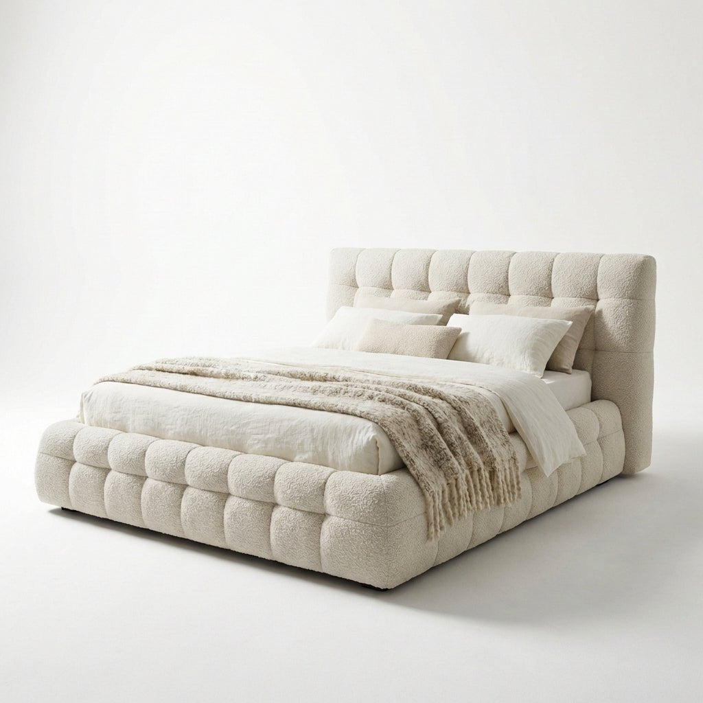 Soho Plush Upholstered King Bed