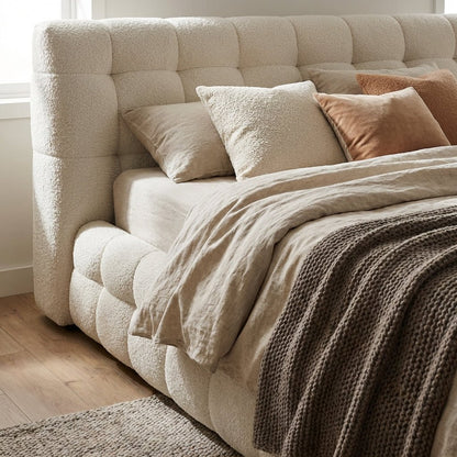 Soho Plush Upholstered King Bed