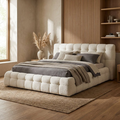 Soho Plush Upholstered King Bed