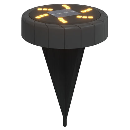 Solar Ground Lights with Ground Spike, 12 Pieces, Warm White - Royal Eagles Promise of Peace