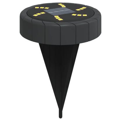 Solar Ground Lights with Ground Spike, 12 Pieces, Warm White - Royal Eagles Promise of Peace