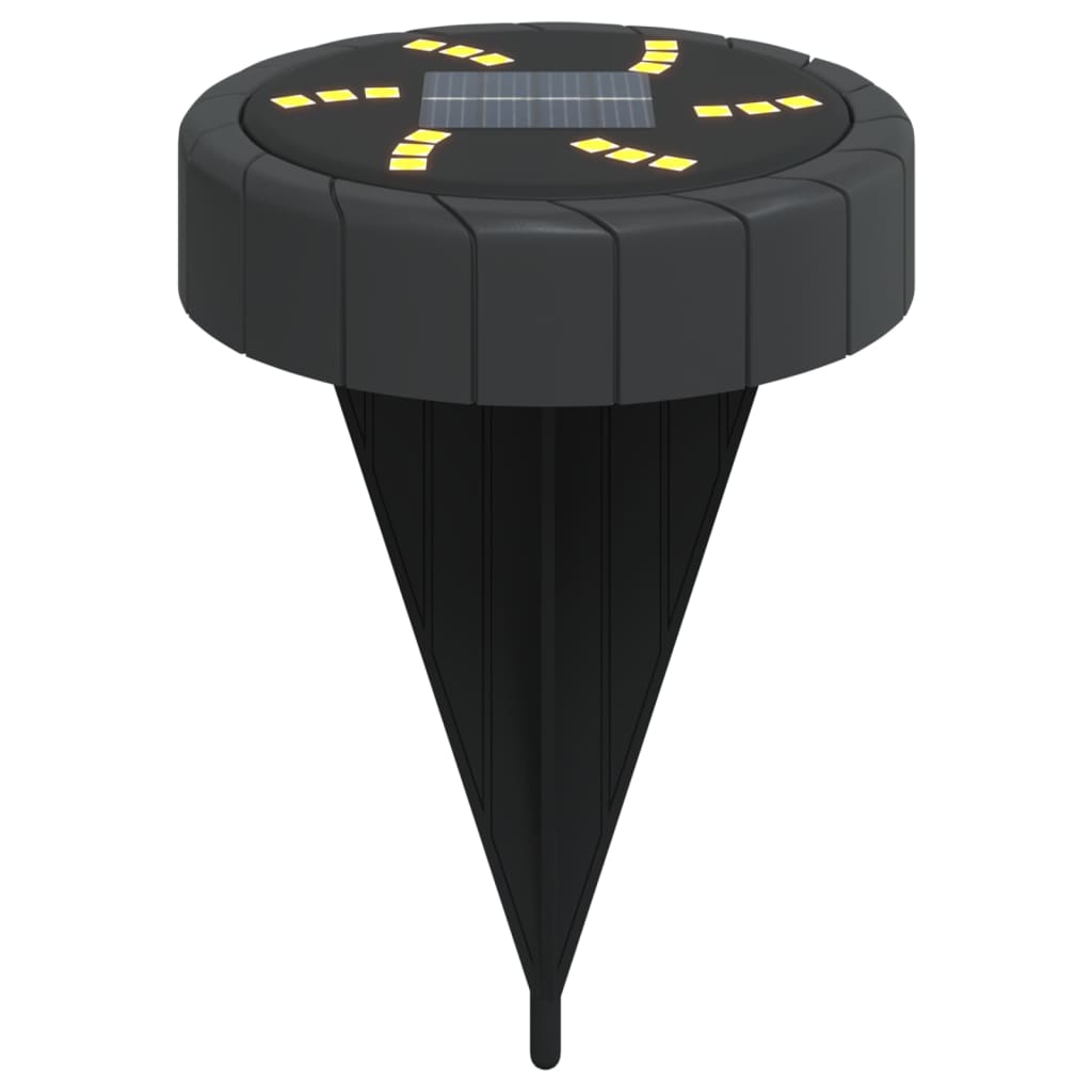 Solar Ground Lights with Ground Spike, 12 Pieces, Warm White - Royal Eagles Promise of Peace