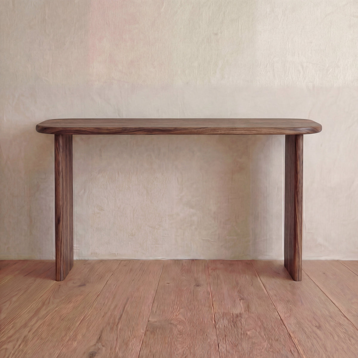 60 inch console table in walnut