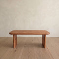 40 inch coffee table in red oak