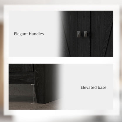 72" Freestanding Storage Cabinet, Kitchen Pantry Cabinet with Doors and Shelves for Dining Room, Natural