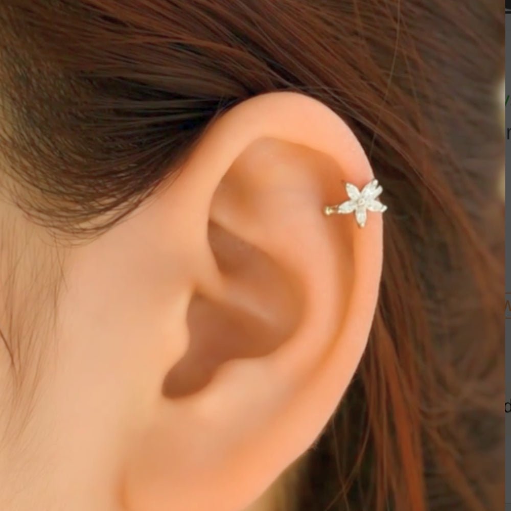 Star Flower Ear Cuff - Products Added