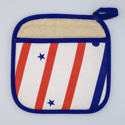 Stars & Stripes: Oven Mitt and Pot Holder