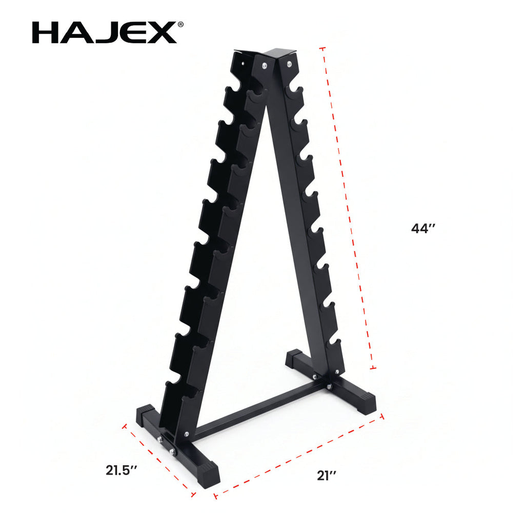 Steel Dumbbell Racks Vertical & Horizontal (3, 6, 8, 10 Levels)