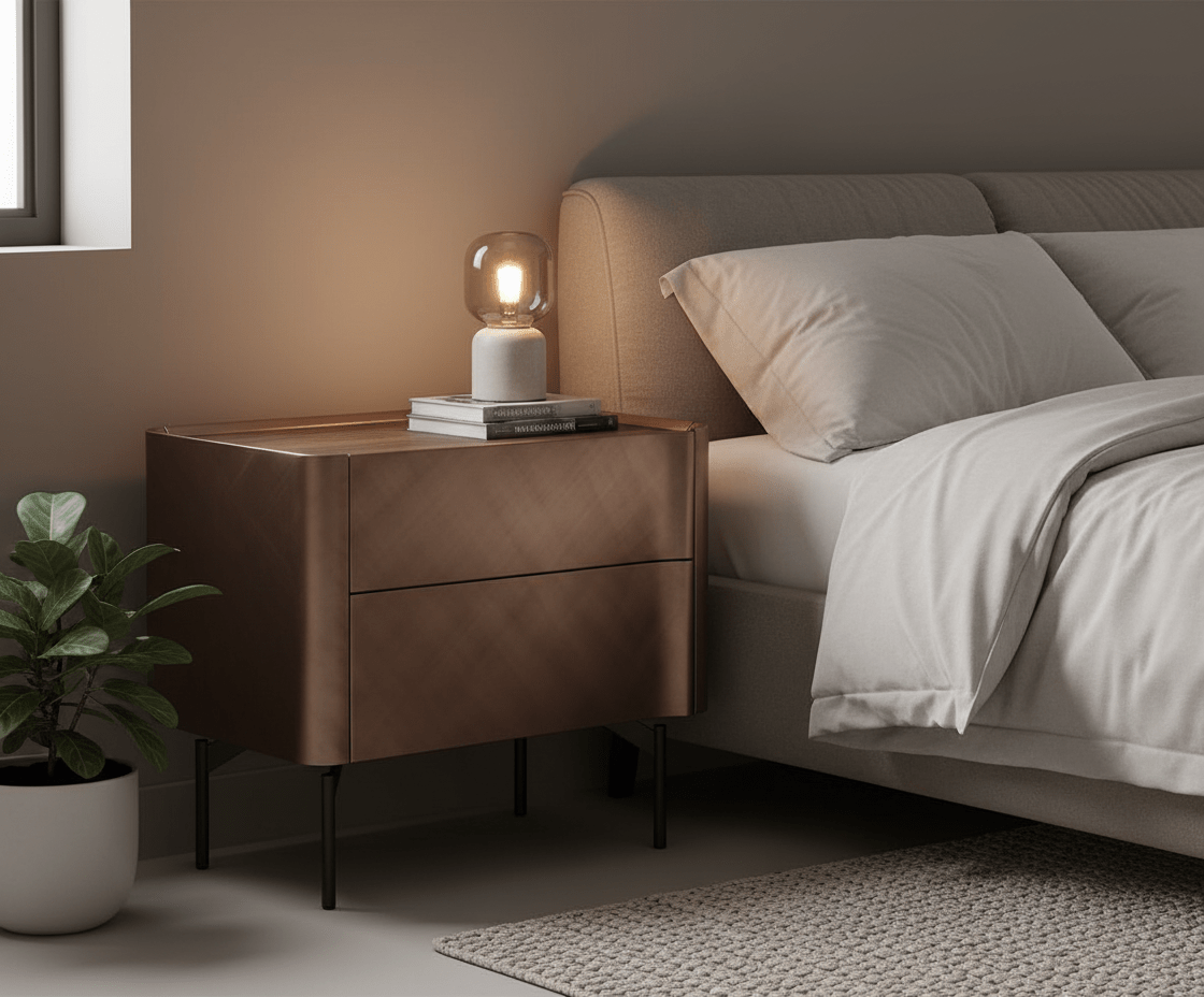 Stellan Modernist Bedside Cabinet