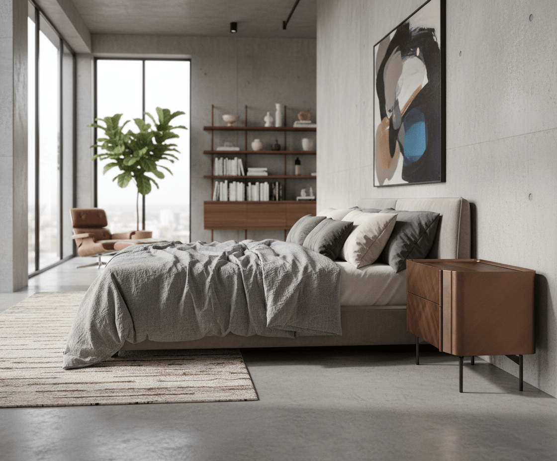 Stellan Modernist Bedside Cabinet