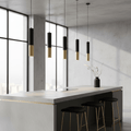 Stellan Two-Tone Tube Pendant