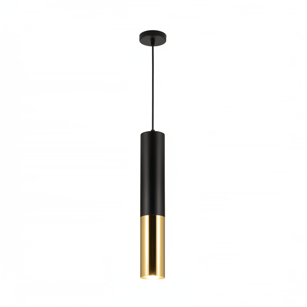 Stellan Two-Tone Tube Pendant