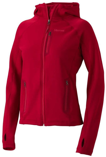 Marmot Women's Fleece Hoody Jackets with 4-Way Stretch Sizes XS-S