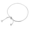 Sterling Silver Snake Charm Anklet (Adjustable)