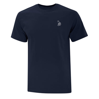 T-shirt Écrou brodé