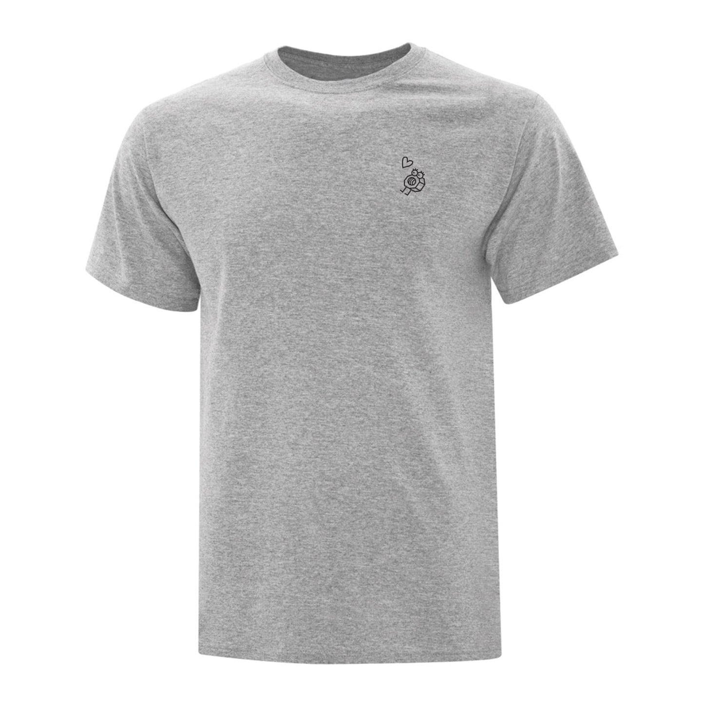 T-shirt Écrou brodé