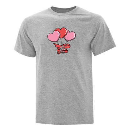 T-shirt "Love Sucks" imprimé