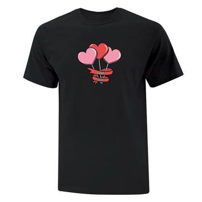 T-shirt "Love Sucks" imprimé