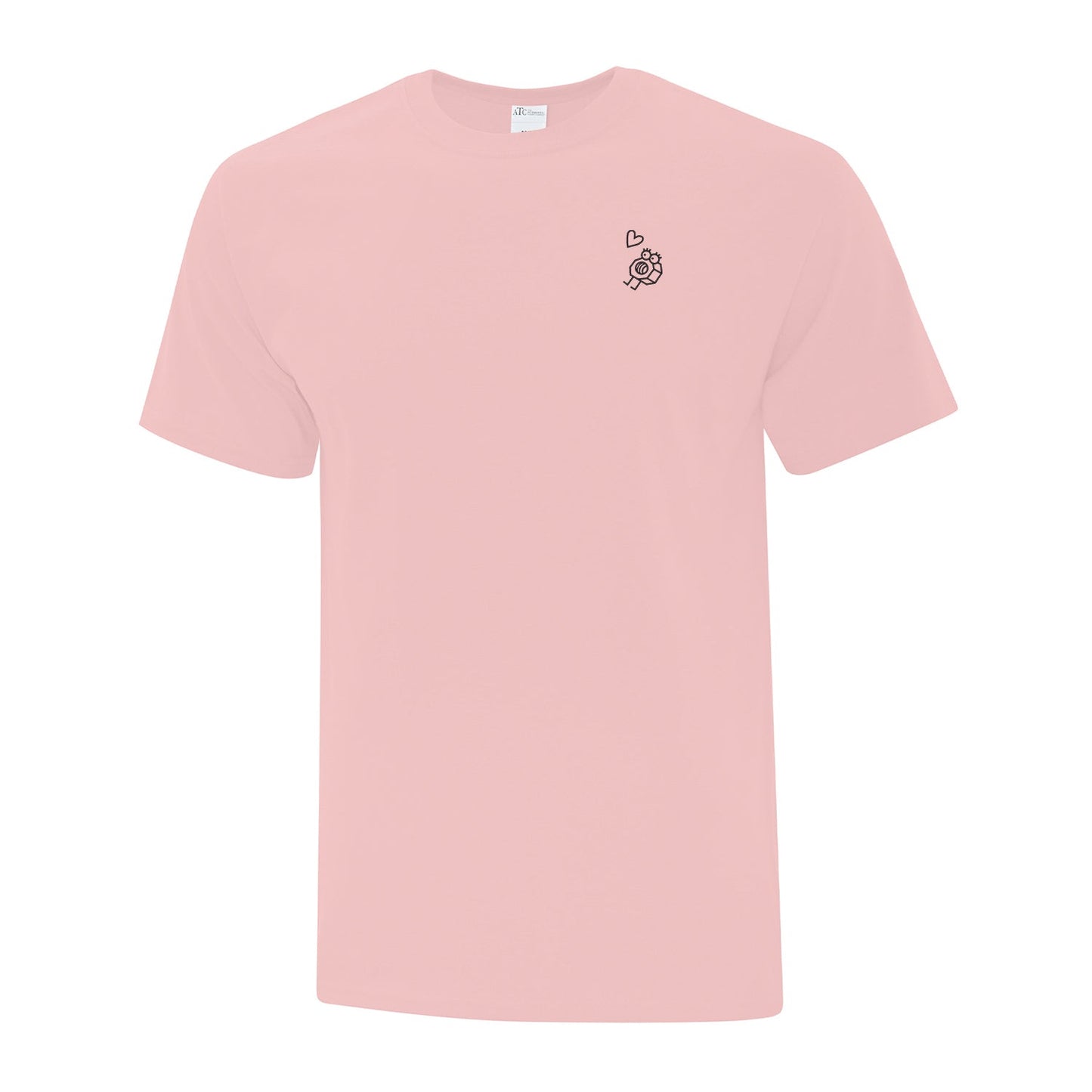 T-shirt Écrou brodé