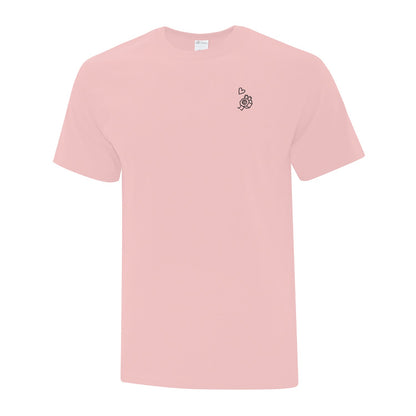 T-shirt Écrou brodé
