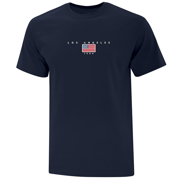 T-shirt "LOS ANGELES" brodé