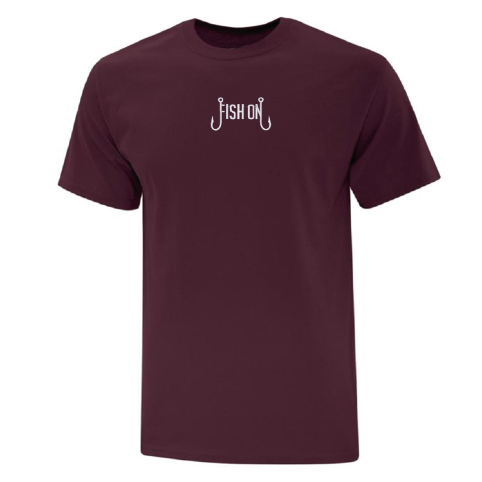 T-shirt "Fish On" brodé