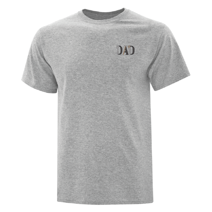 T-shirt Construction Dad brodé