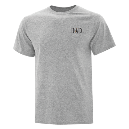T-shirt Construction Dad brodé