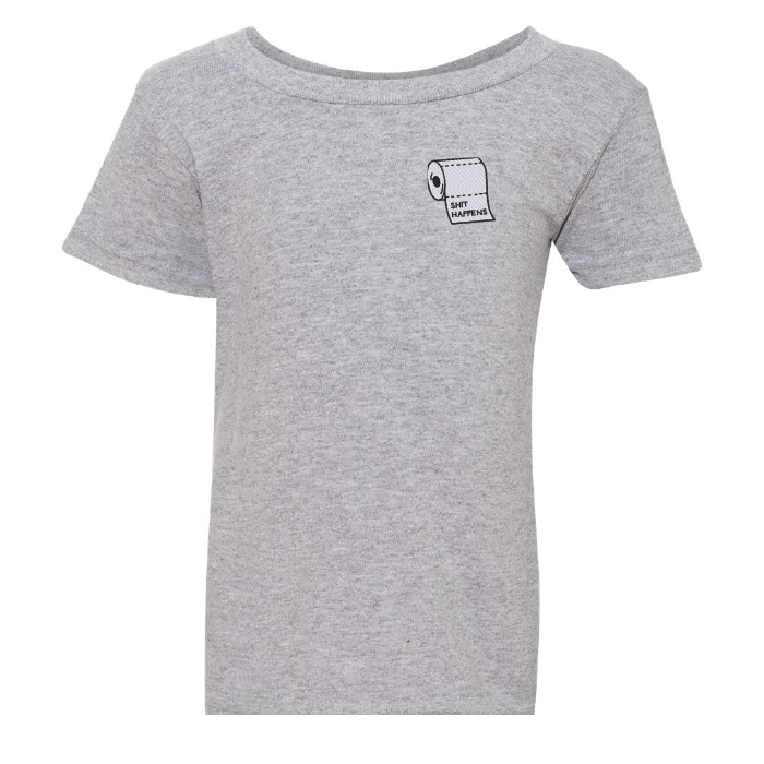 T-shirt "Shit Happens" pour tout petits brodé