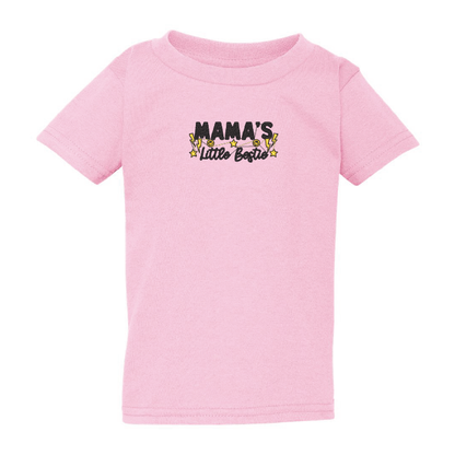 T-shirt "Mama's Little Bestie" pour tout petits brodé