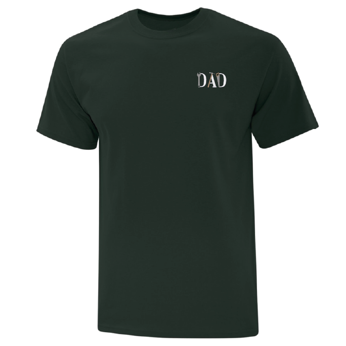T-shirt Construction Dad brodé