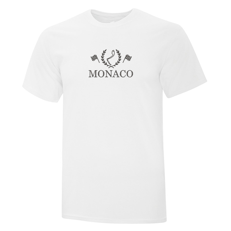 T-shirt Course Monaco brodé