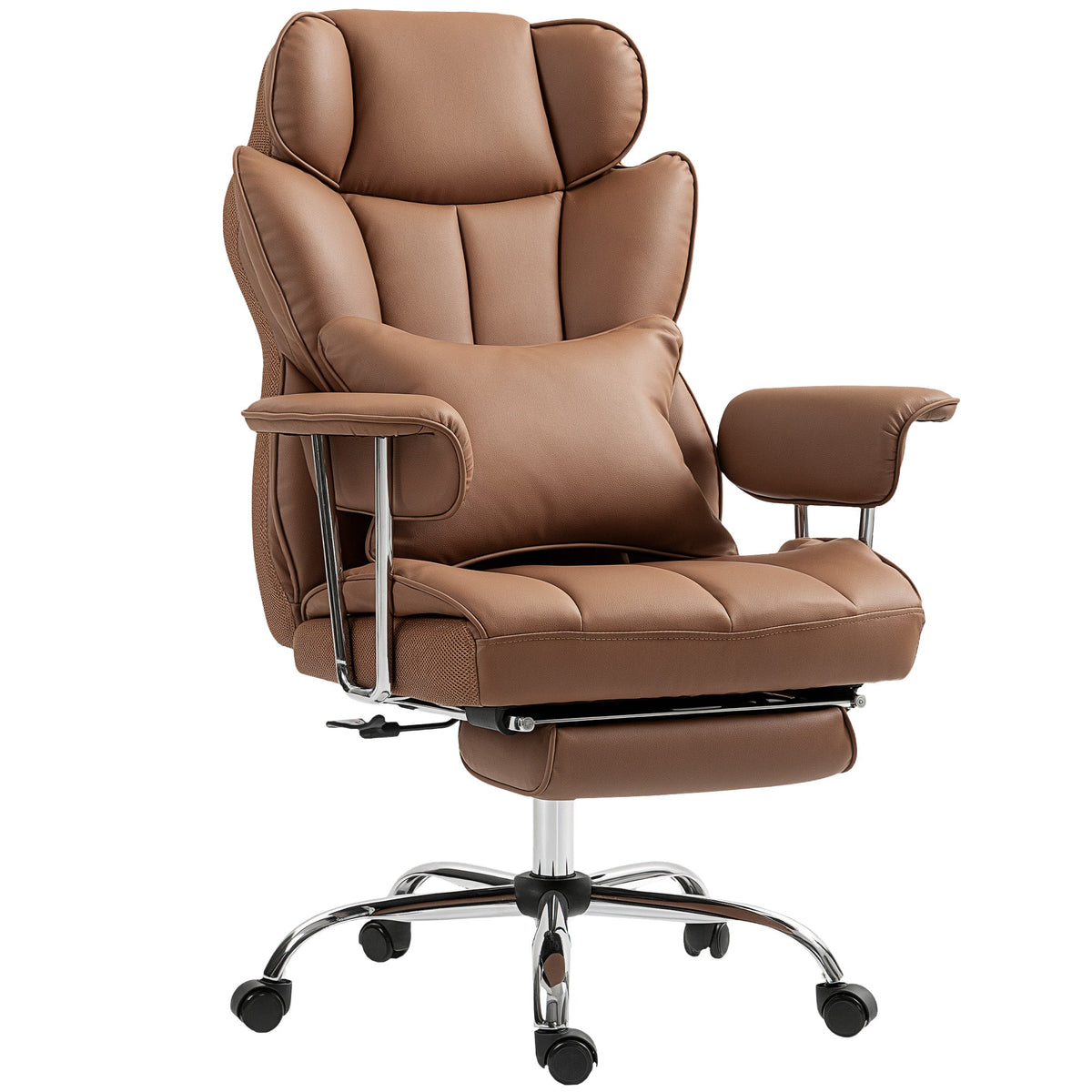 Matteo Executive Office Chair with 6 Points Massage-Brown