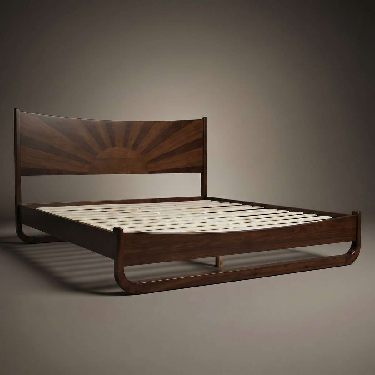 Sunset Solid Wood Bed Frame