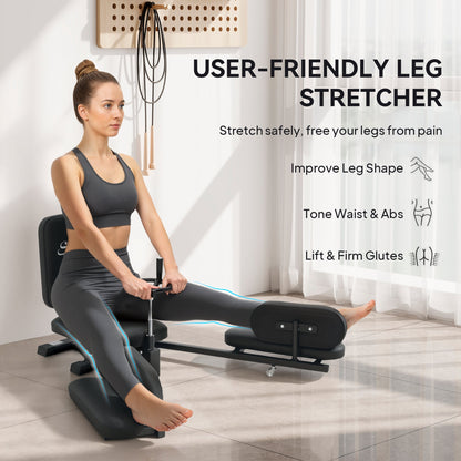 Leg Stretcher, 180° Adjustable Leg Split Machine with Handwheels, Leg Stretching Equipment for Flexibility