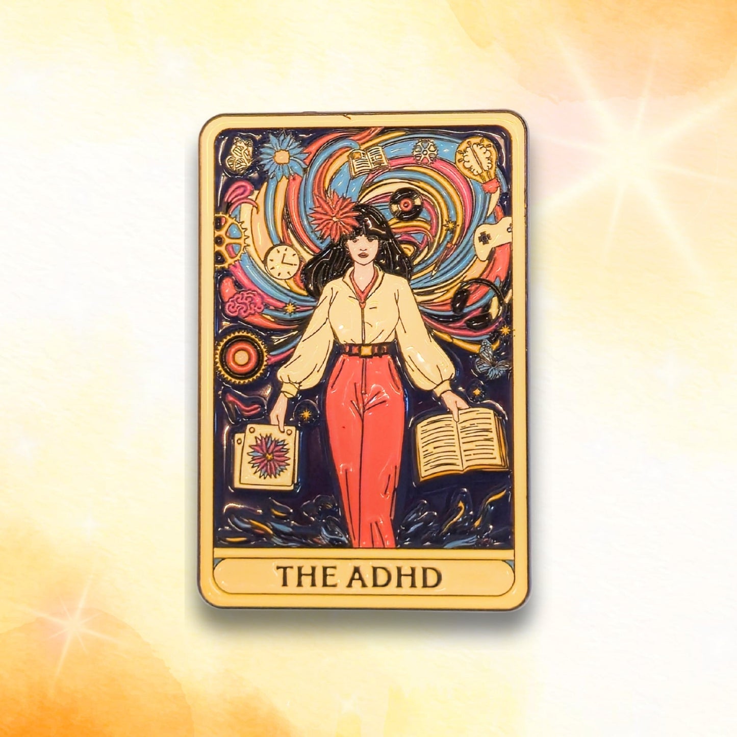 The ADHD (Tarot Card) | Collectible Pin - Products Added