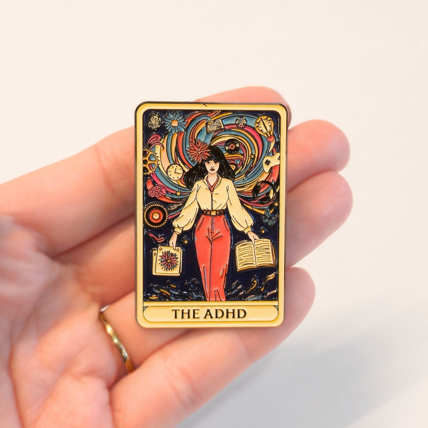 The ADHD (Tarot Card) | Collectible Pin - Products Added