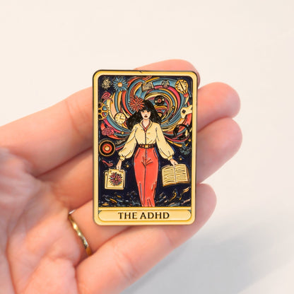 The ADHD (Tarot Card) | Collectible Pin - Products Added