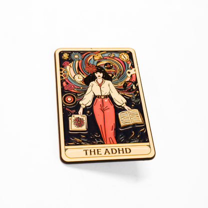 The ADHD (Tarot Card) | Collectible Pin - Products Added