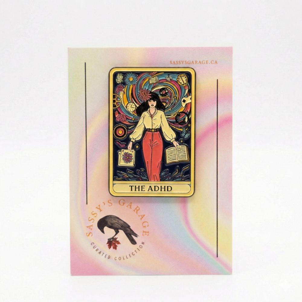 The ADHD (Tarot Card) | Collectible Pin - Products Added