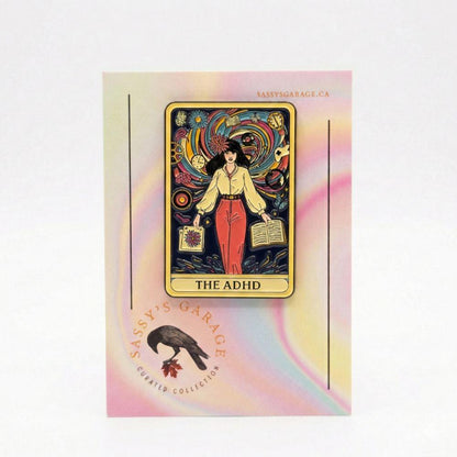The ADHD (Tarot Card) | Collectible Pin - Products Added