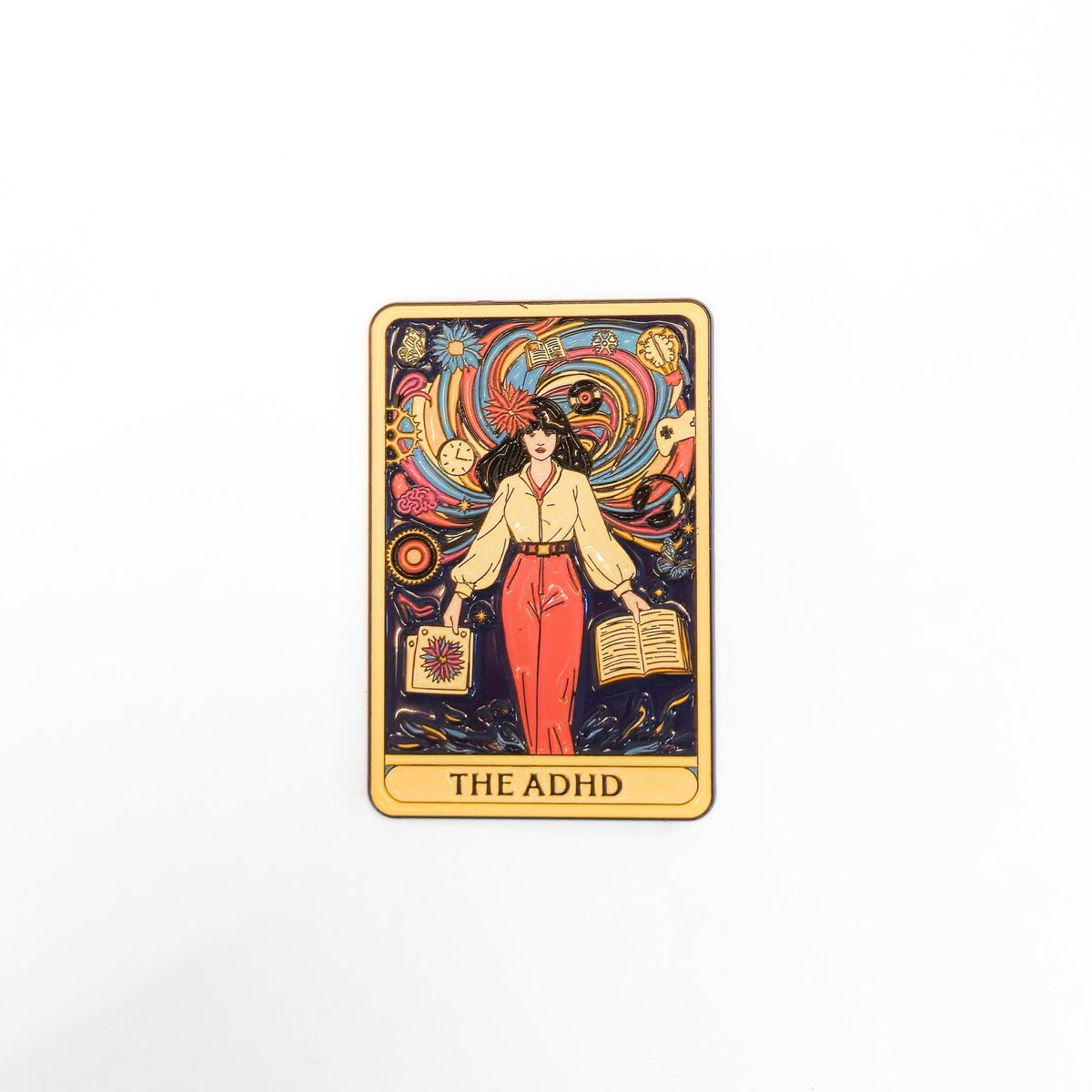 The ADHD (Tarot Card) | Collectible Pin - Products Added