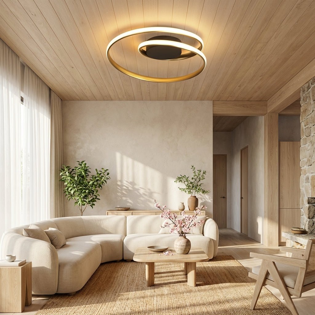 The Haag Spiral Ceiling Light